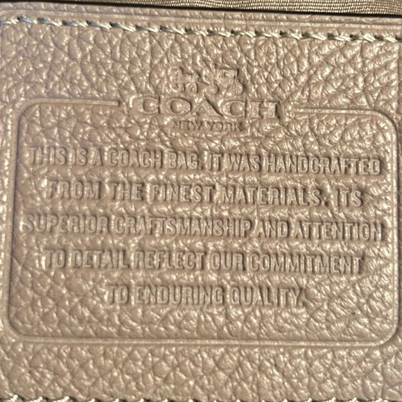 COACH Taupe Suede Leather Shoulder Mickie - Picture 5 of 16